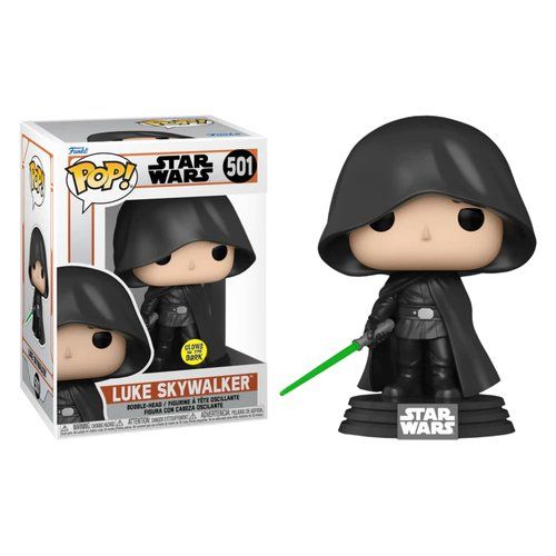 #501 Luke Skywalker Hooded GLOW Star Wars Funko Pop