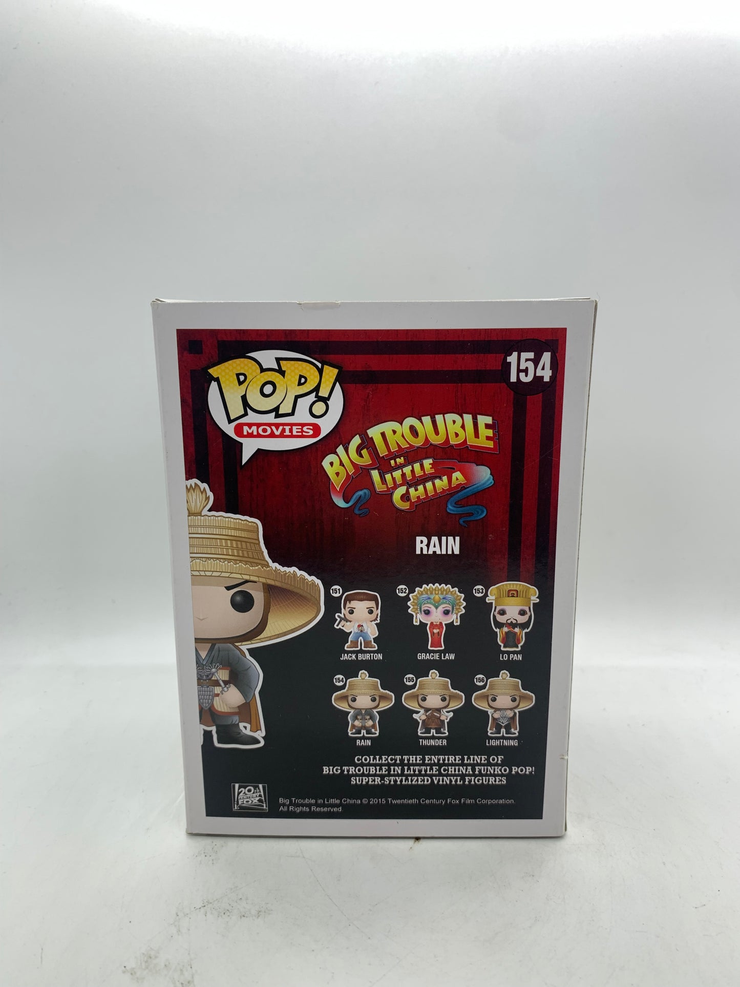 #154 Rain Big Trouble In Little China Movies Funko Pop