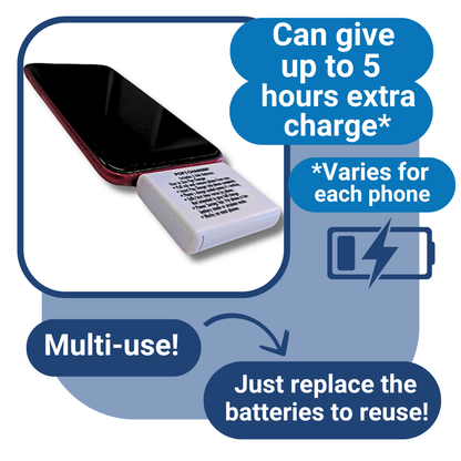 Pop Charger- iPhone | Emergency Phone Charger