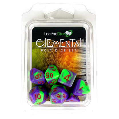 Clamshell Dice Pack - Elemental