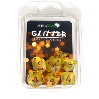 Clamshell Dice Pack - Glitter