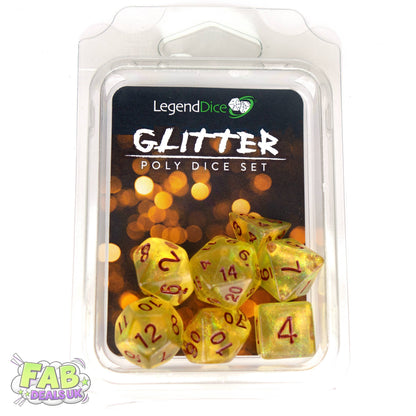 Clamshell Dice Pack - Glitter