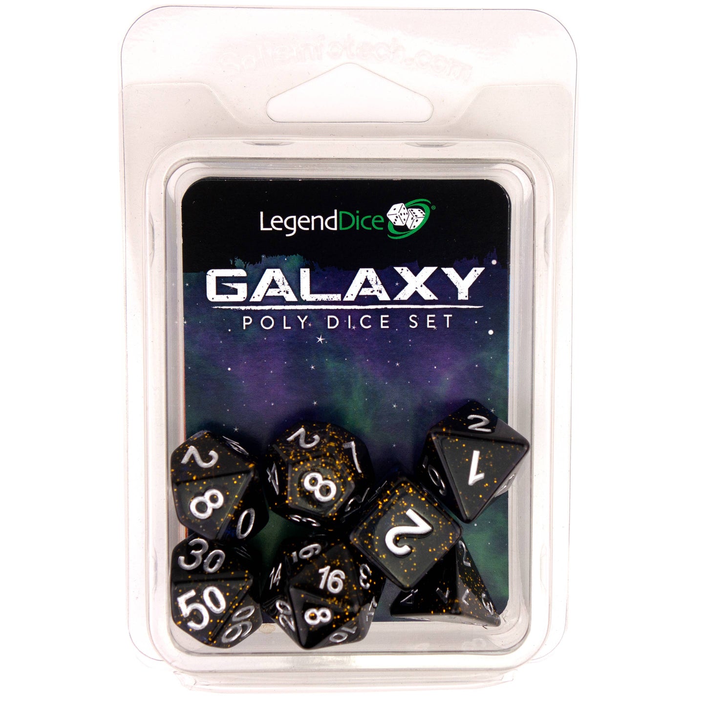 Clamshell Dice Pack - Galaxy