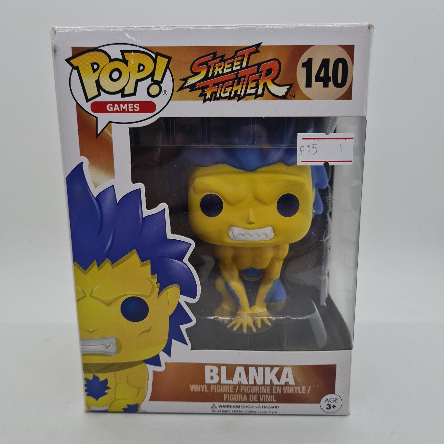 #140 Blanka Hyper Fighting Yellow Street Fighter Games Funko Pop