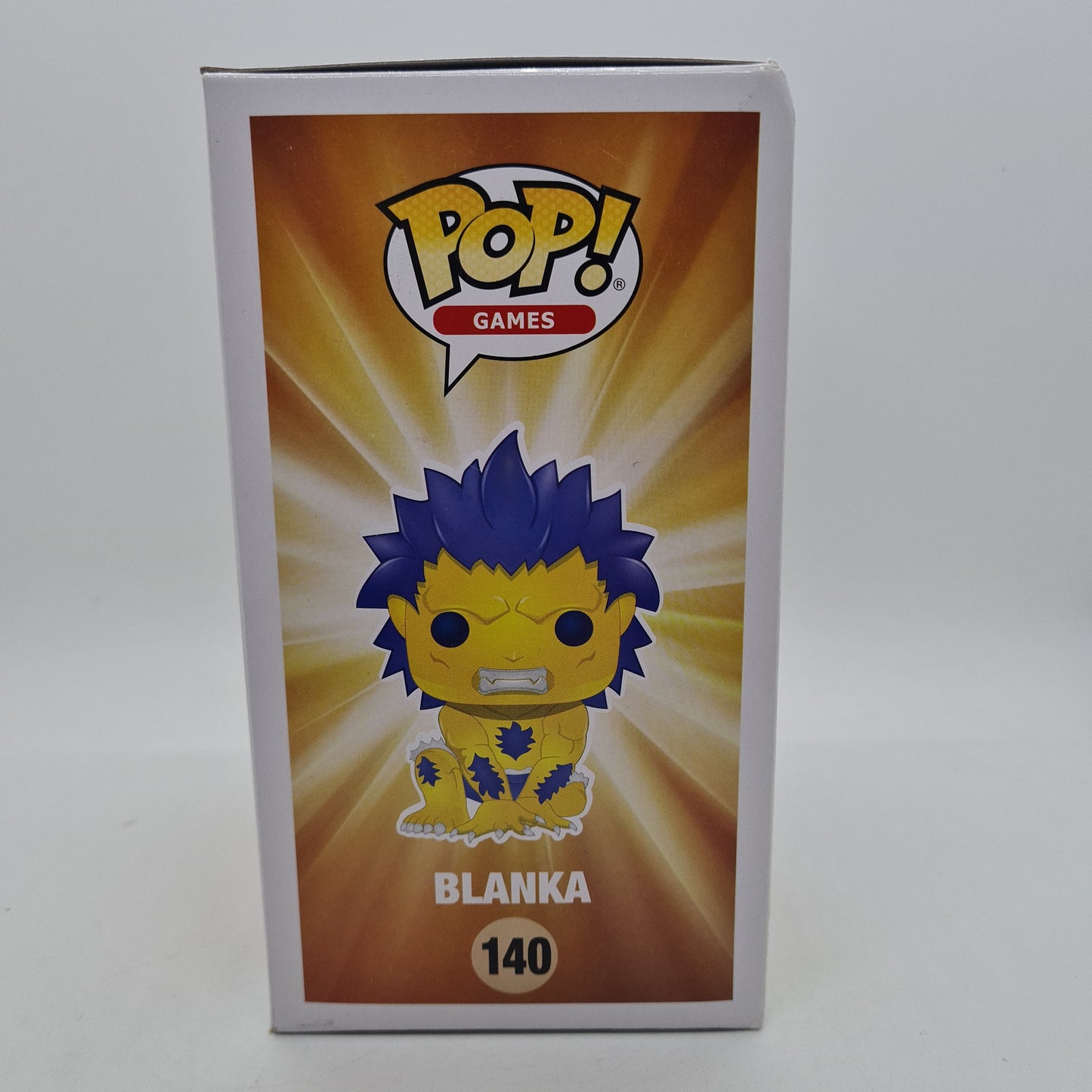 #140 Blanka Hyper Fighting Yellow Street Fighter Games Funko Pop