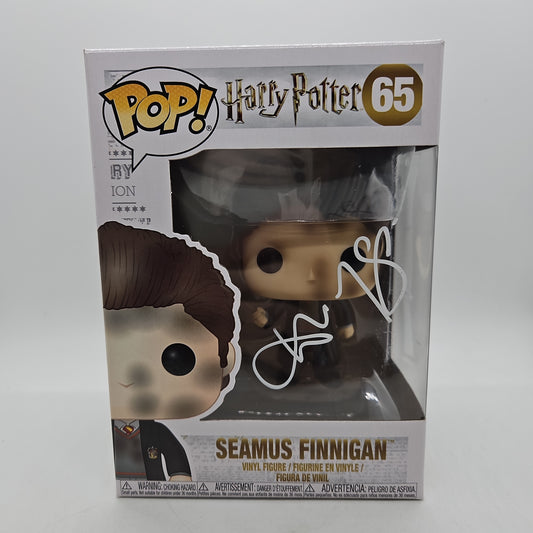 #65 Seamus Finnigan SIGNED by Devon Murray Harry Potter Funko Pop in Stack with Photo Verification