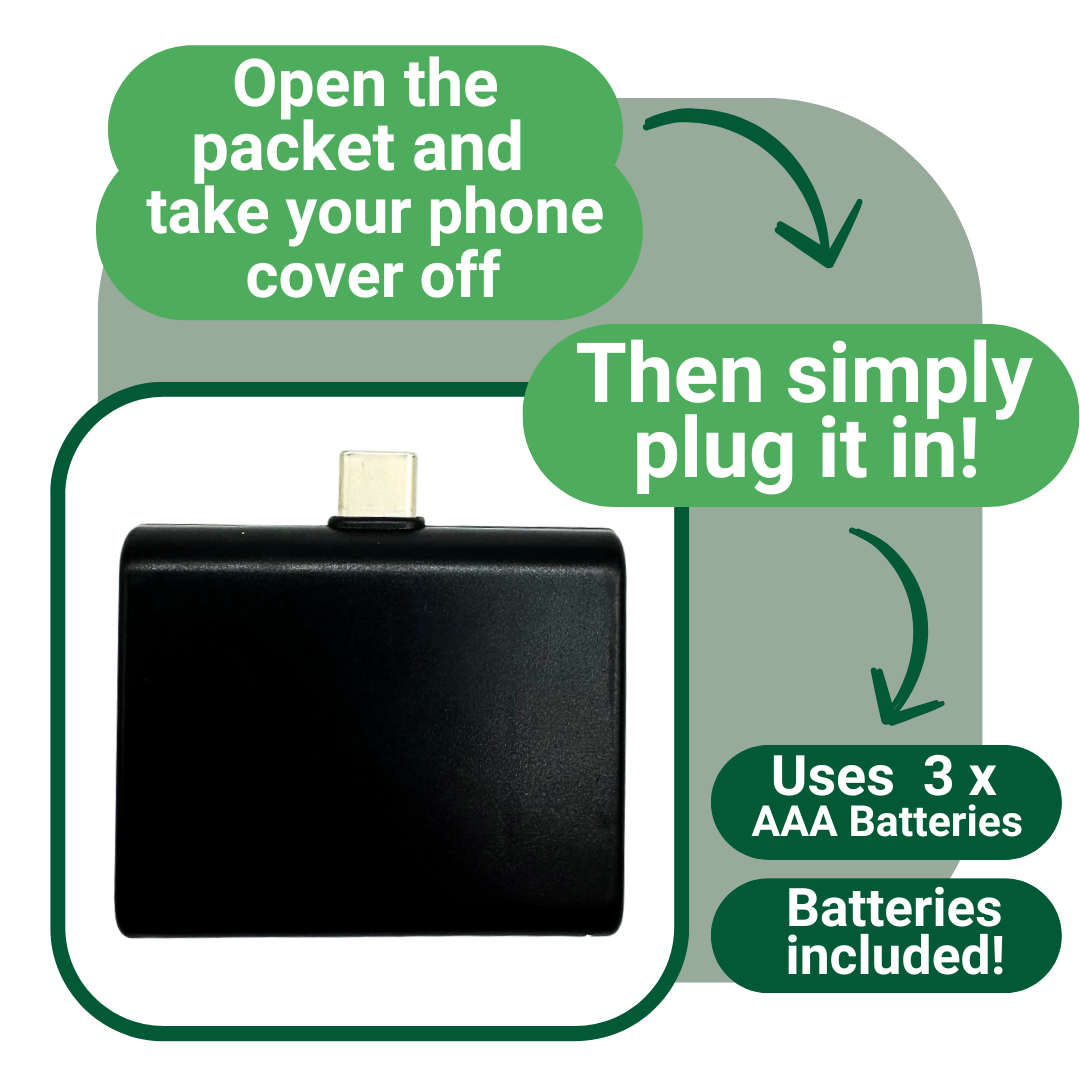 Pop Charger USB- C | Emergency Phone Charger