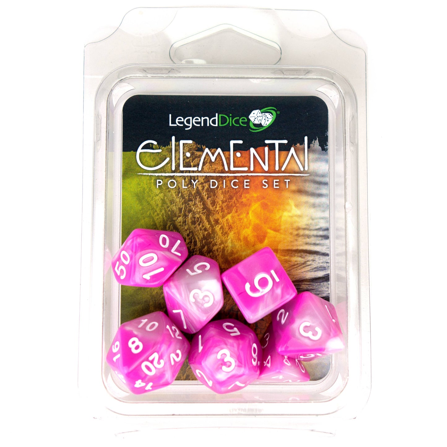 Clamshell Dice Pack - Elemental