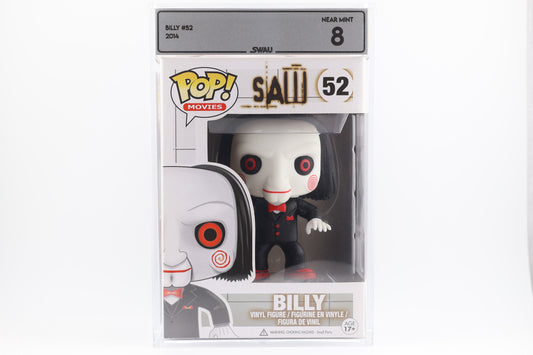 #52 Billy the Puppet Saw 2014 Horror Movies Graded and SWAU Encapsulated Funko Pop Grade 8