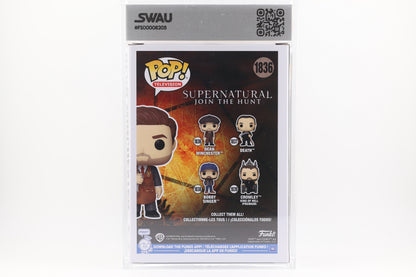 #1836 Dean Winchester CHASE Supernatural Graded and SWAU Encapsulated Funko Pop Grade 8