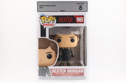 #1965 Dexter Morgan Horror Television Graded and SWAU Encapsulated Funko Pop Grade 8