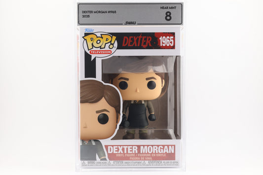 #1965 Dexter Morgan Horror Television Graded and SWAU Encapsulated Funko Pop Grade 8