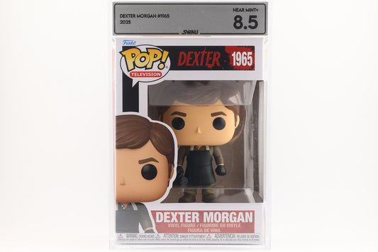 #1965 Dexter Morgan Horror Television Graded and SWAU Encapsulated Funko Pop Grade 8.5