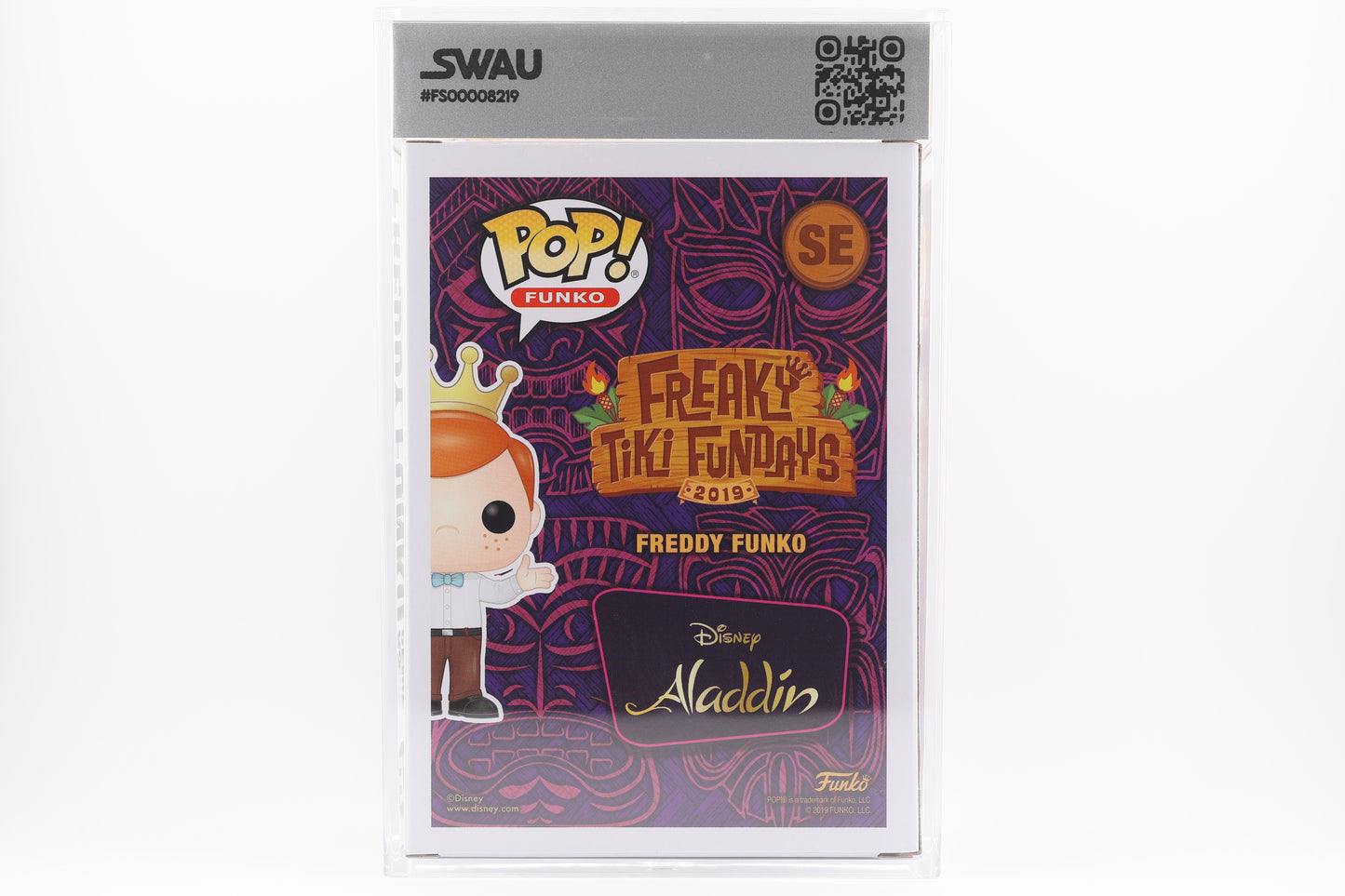 SE Freddy Funko as Genie 350 pcs LE SDCC 2019 Graded and SWAU Encapsulated Funko Pop Grade 8.5