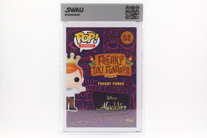 SE Freddy Funko as Genie 350 pcs LE SDCC 2019 Graded and SWAU Encapsulated Funko Pop Grade 8.5
