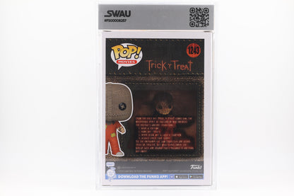 #1243 Sam SIGNED by Quinn Lord Horror Movies Graded and SWAU Encapsulated Funko Pop Grade 7.5, Auto Grade 10