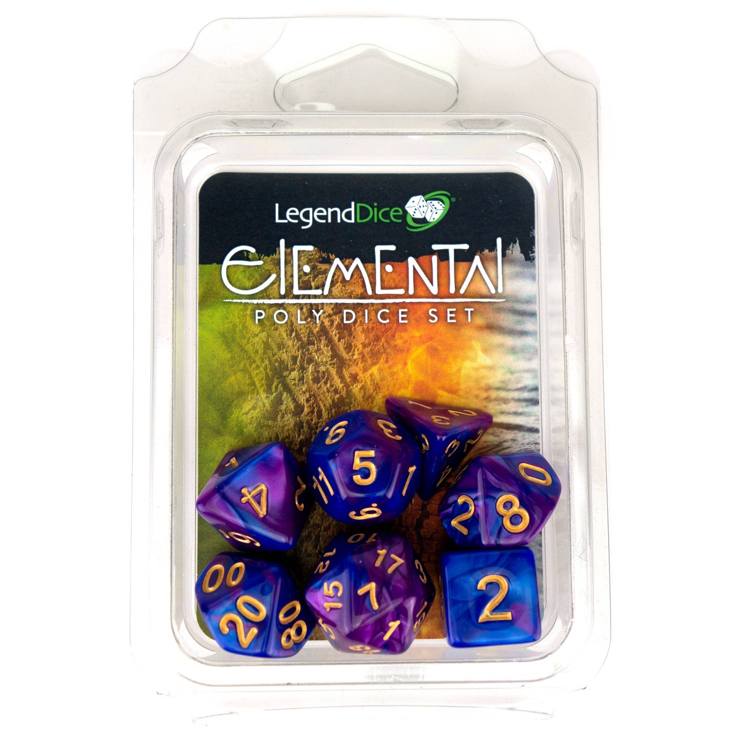 Clamshell Dice Pack - Elemental