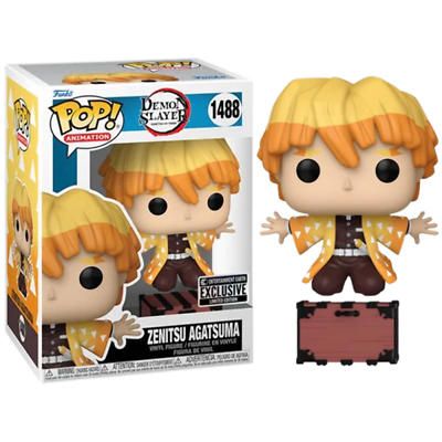 #1488 Zenitsu Agatsuma ENTERTAINMENT EARTH Demon Slayer Animation Funko Pop
