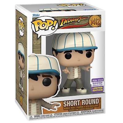 #1412 Short Round Indiana Jones The Temple of Doom Disney Funko Pop