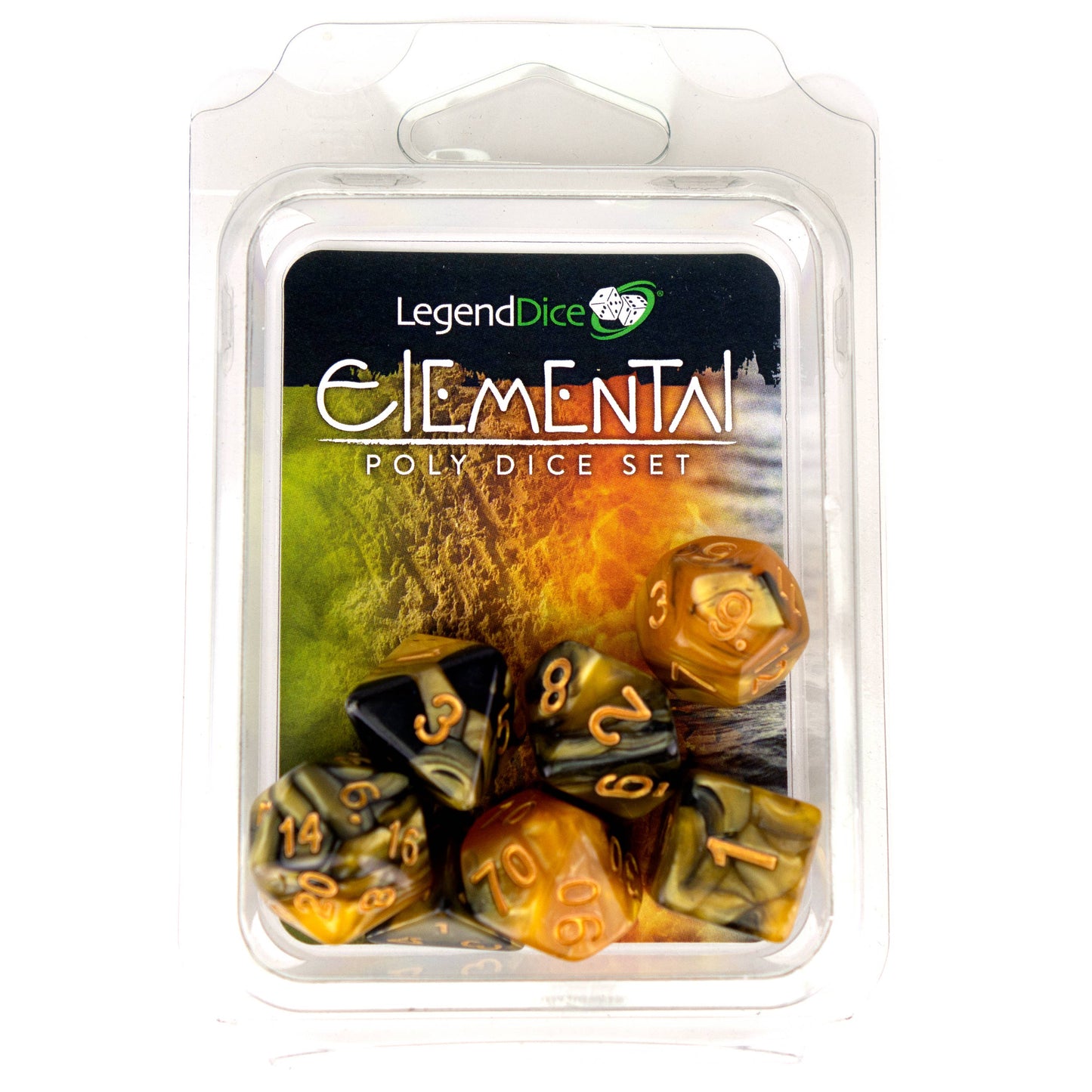 Clamshell Dice Pack - Elemental