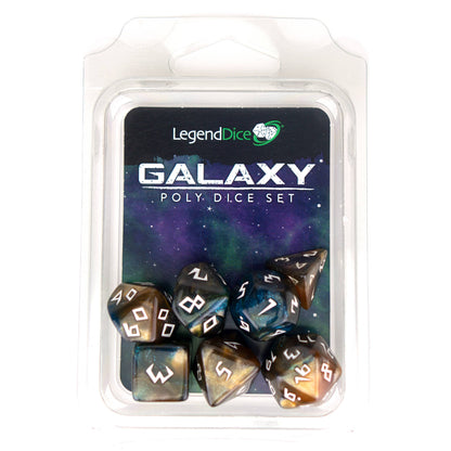 Clamshell Dice Pack - Galaxy