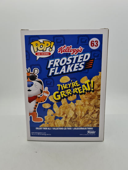 #63 Tony the Tiger with Sunglasses Kellogg's Frosted Flakes HOLLYWOOD Ad Icons Funko Pop