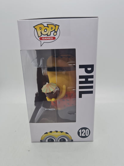 #120 Phil Despicable Me Minions Paradise Games Funko Pop