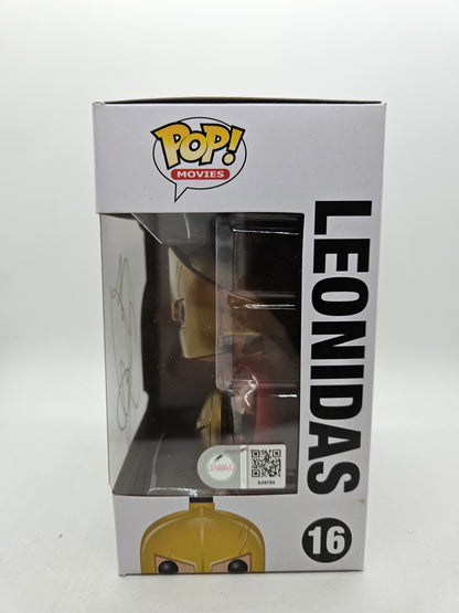 #16 Leonidas 300 SIGNED By Gerard Butler with COA Movies Funko Pop in Stack