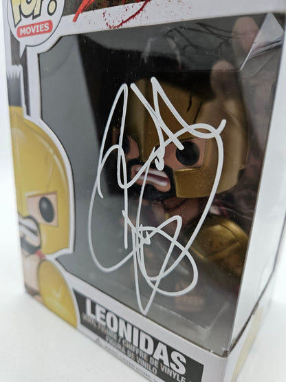 #16 Leonidas 300 SIGNED By Gerard Butler with COA Movies Funko Pop in Stack