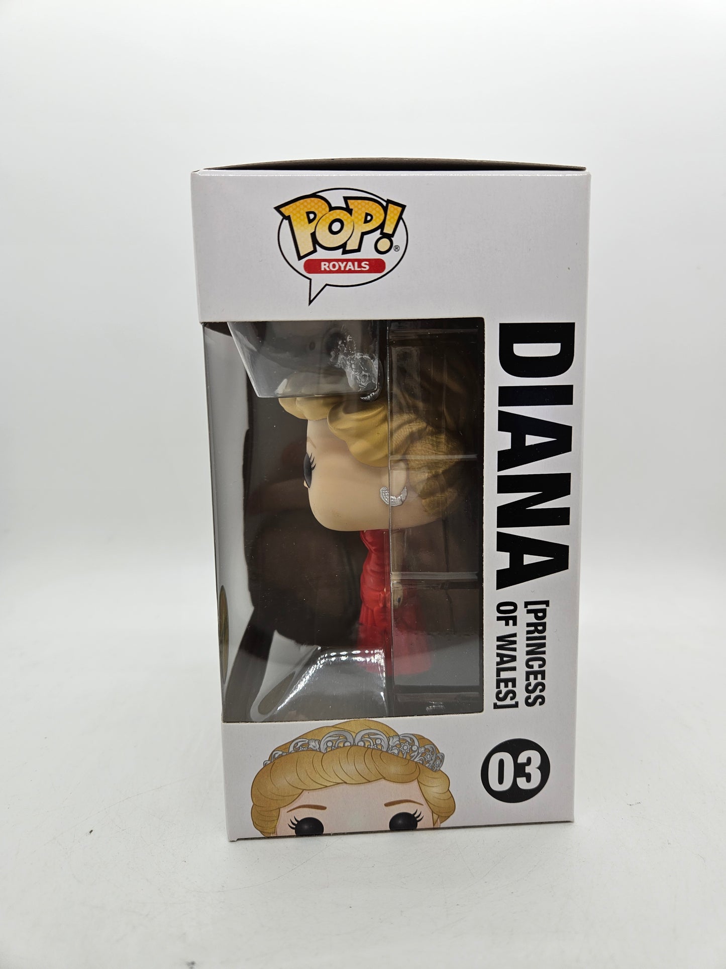#03 Diana Princess of Wales CHASE Royals Funko Pop in Stack
