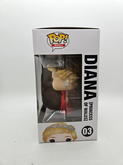 #03 Diana Princess of Wales CHASE Royals Funko Pop in Stack