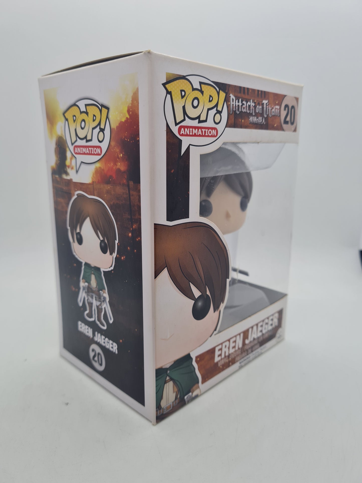#20 Eren Jaeger Attack On Titan Animation Funko Pop