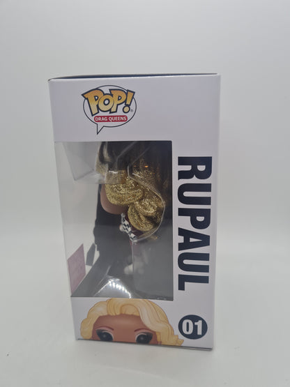 #01 RuPaul DIAMOND DRAG CON Drag Queen Drag Race Funko Pop in Stack