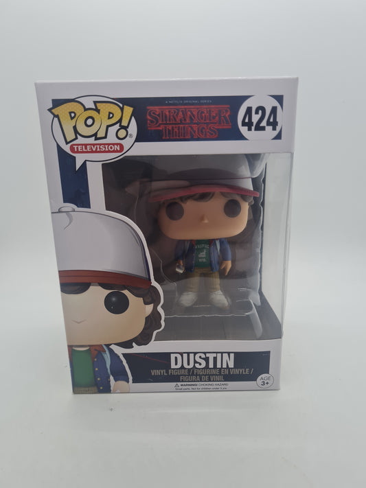 #424 Dustin Stranger Things Television Funko Pop