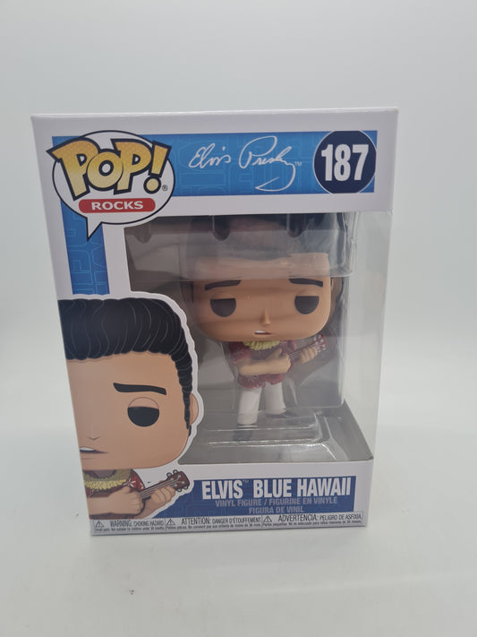 #187 Elvis Blue Hawaii Elvis Presley Rocks Funko Pop