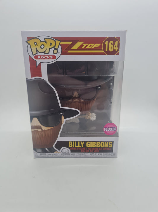 #164 Billy Gibbons FLOCKED ZZ Top Rocks Funko Pop