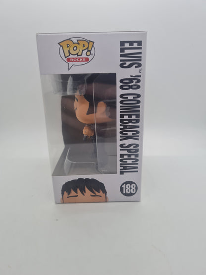 #188 Elvis '68 Comeback Special Elvis Presley Rocks Funko Pop