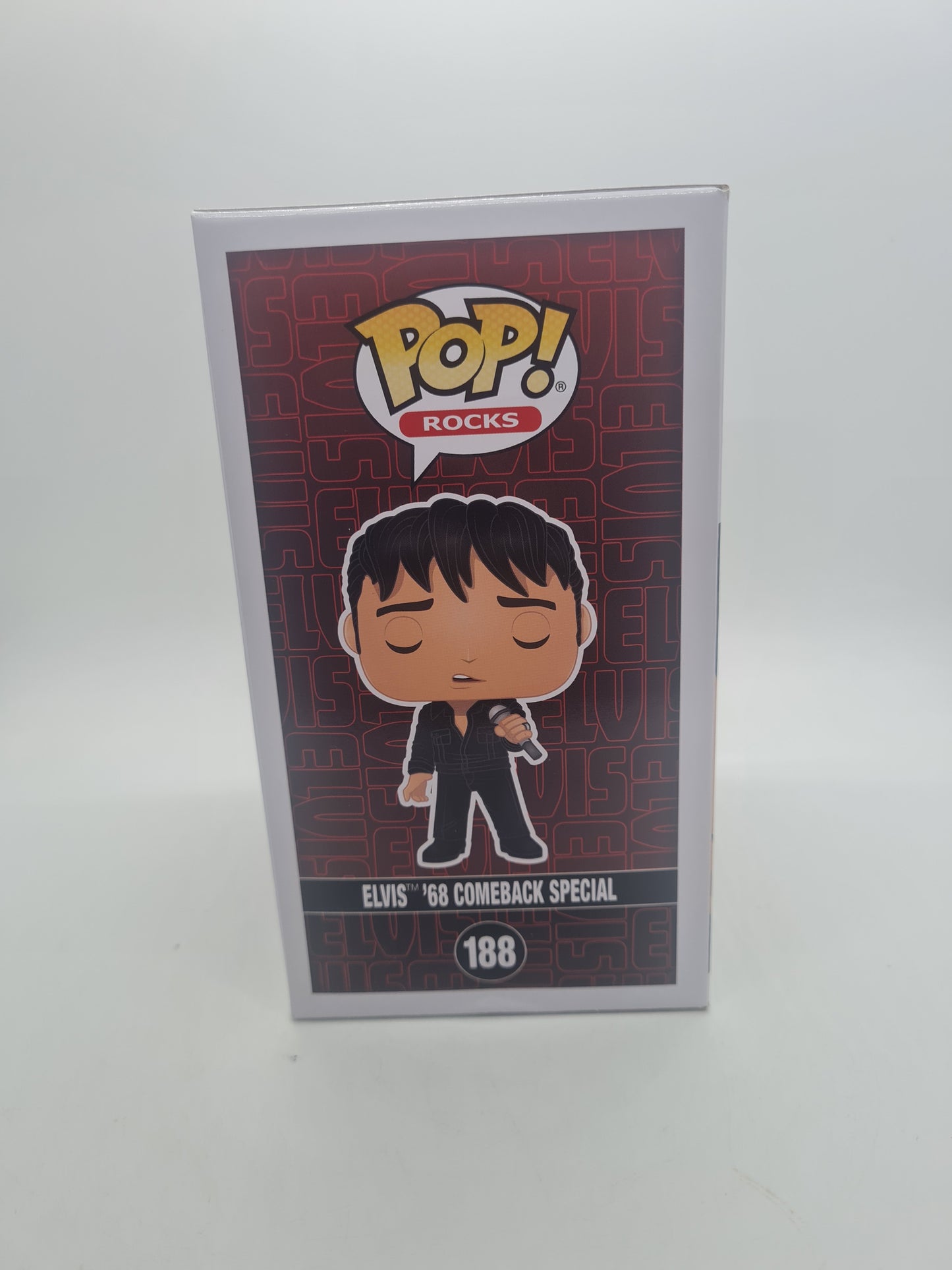 #188 Elvis '68 Comeback Special Elvis Presley Rocks Funko Pop