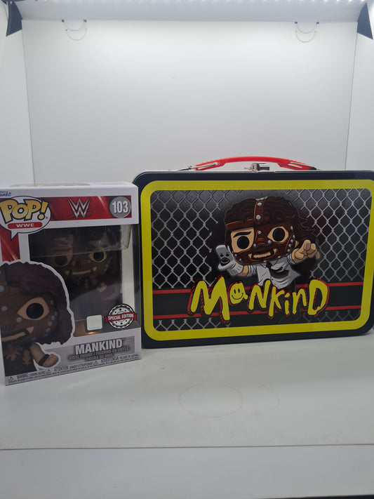 #103 Mankind WWE Funko Pop + Tin