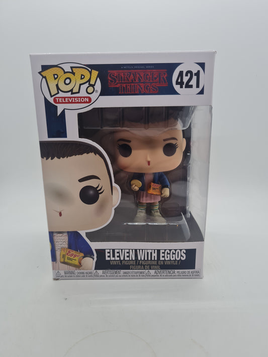 #421 Eleven With Eggos Stranger Things Television Funko Pop