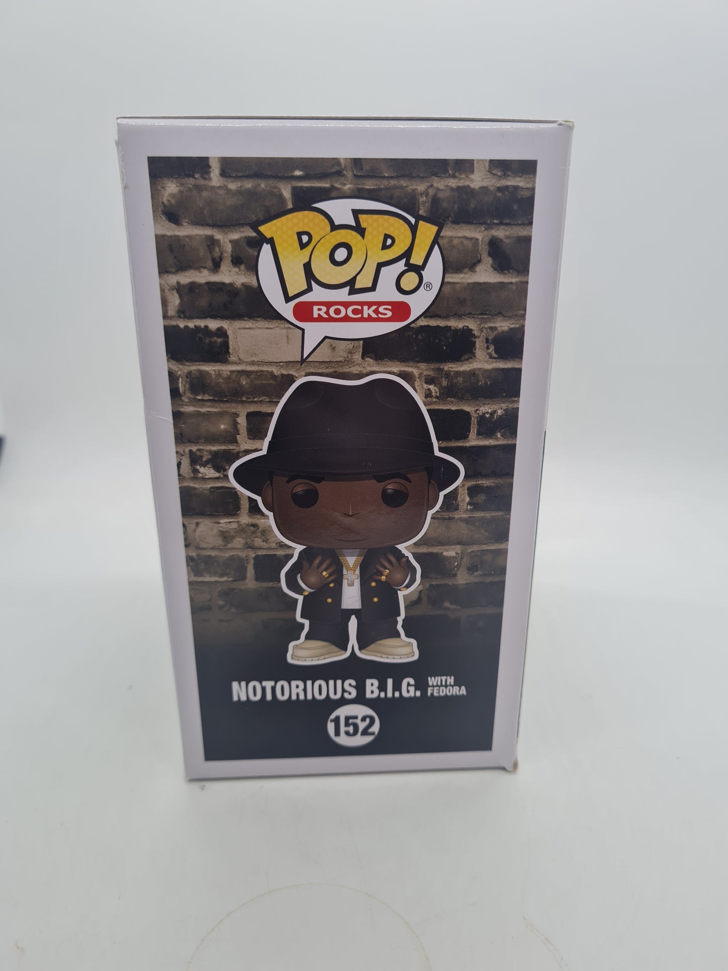 #152 Notorious B.I.G Woth Fedora Rocks Funko Pop