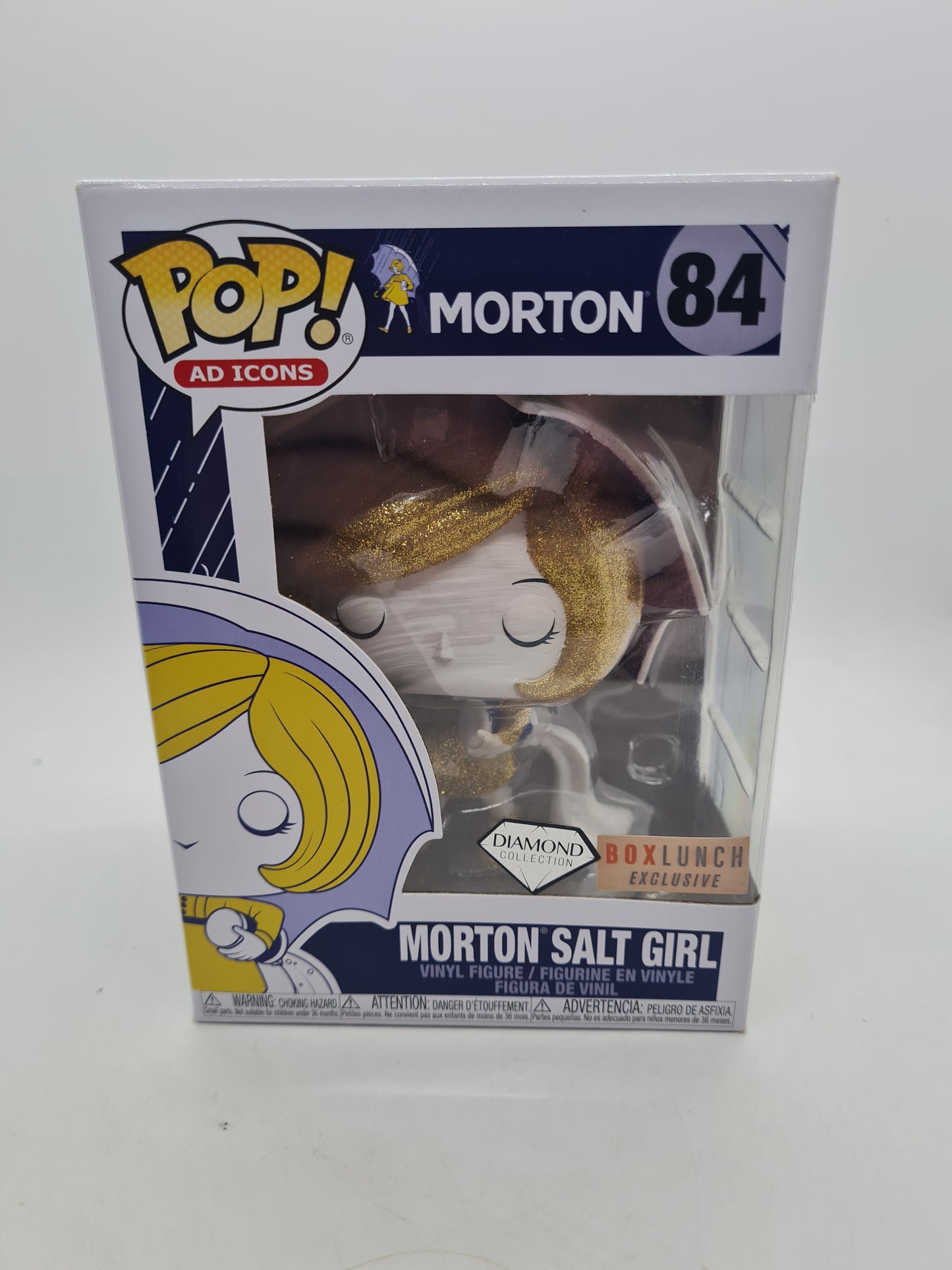 #84 Morton Salt Girl DIAMOND BOXLUNCH Ad Icons Funko Pop