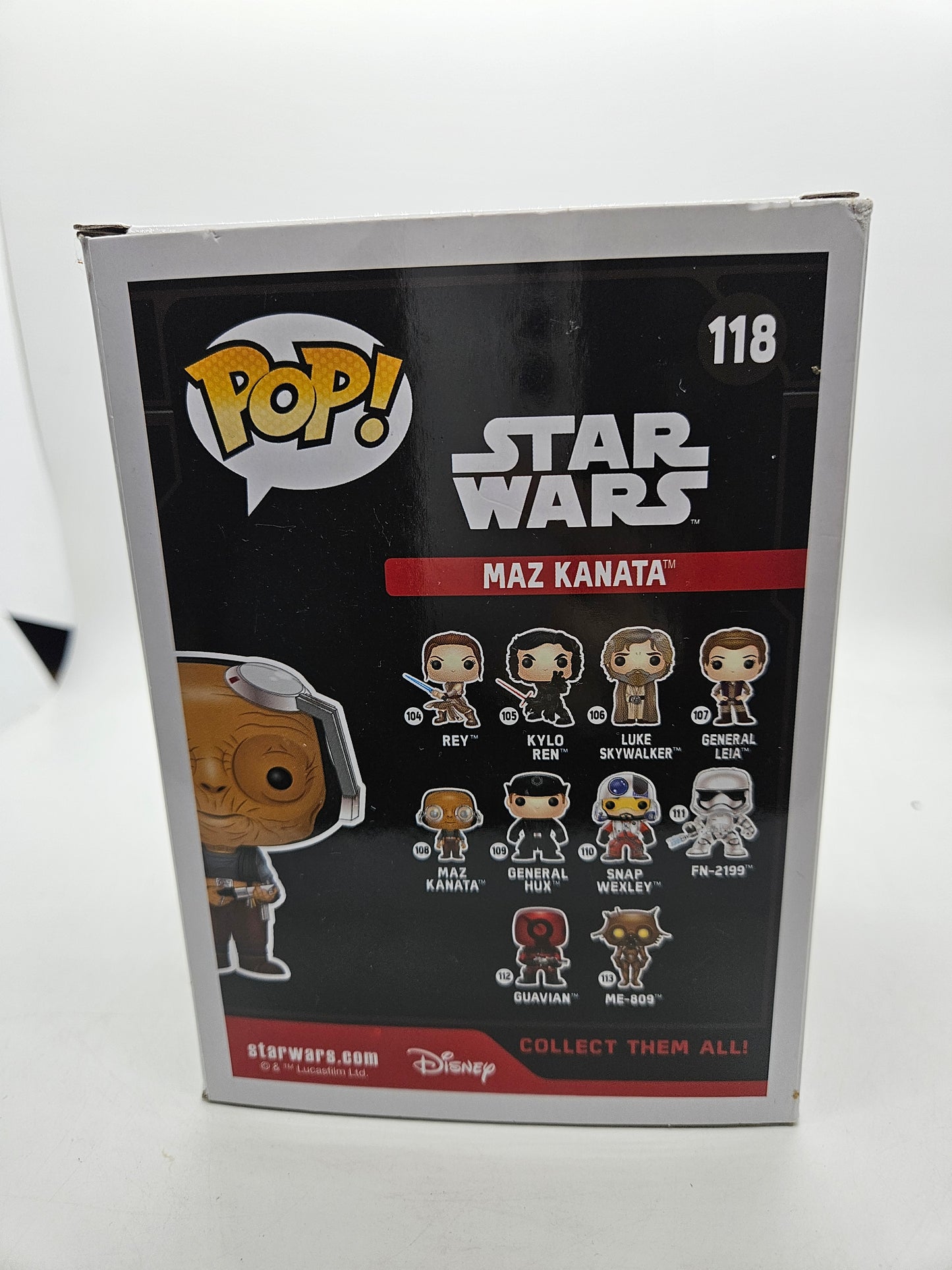 #118 Maz Kanata Star Wars Funko Pop