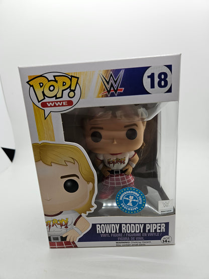 #18 Rowdy Roddy Piper UNDERGROUND TOYS EXCLUSIVE WWE Funko Pop