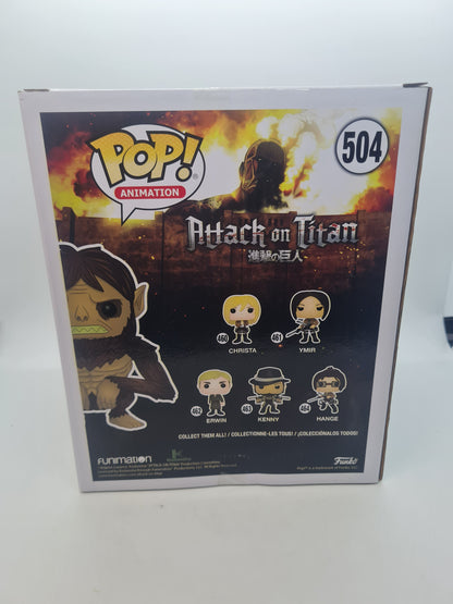 #504 Beast Titan Attack on Titan 6" Animation Funko Pop in Protector