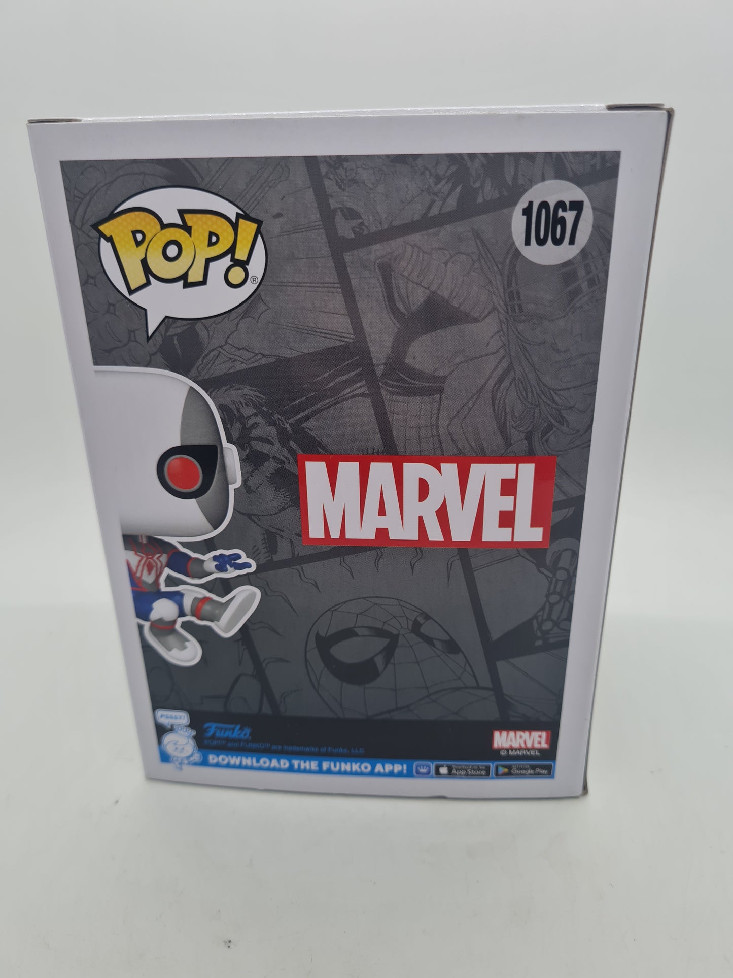 #1067 Spider-Man (Bug-Eyes Armour) 2022 Winter Con Marvel Funko Pop