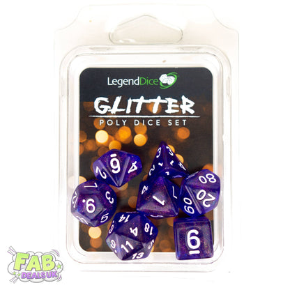 Clamshell Dice Pack - Glitter
