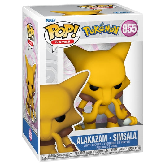 #855 Alakazam Pokemon Games Funko Pop