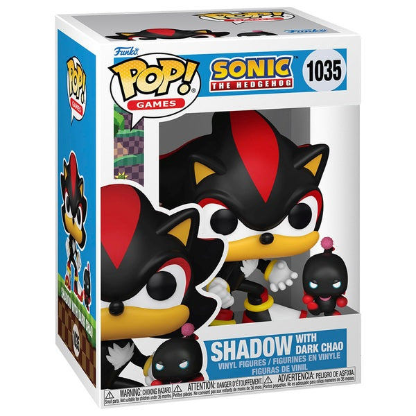 #1035 Shadow With Dark Chao Sonic The Hedgehog Games Funko Pop