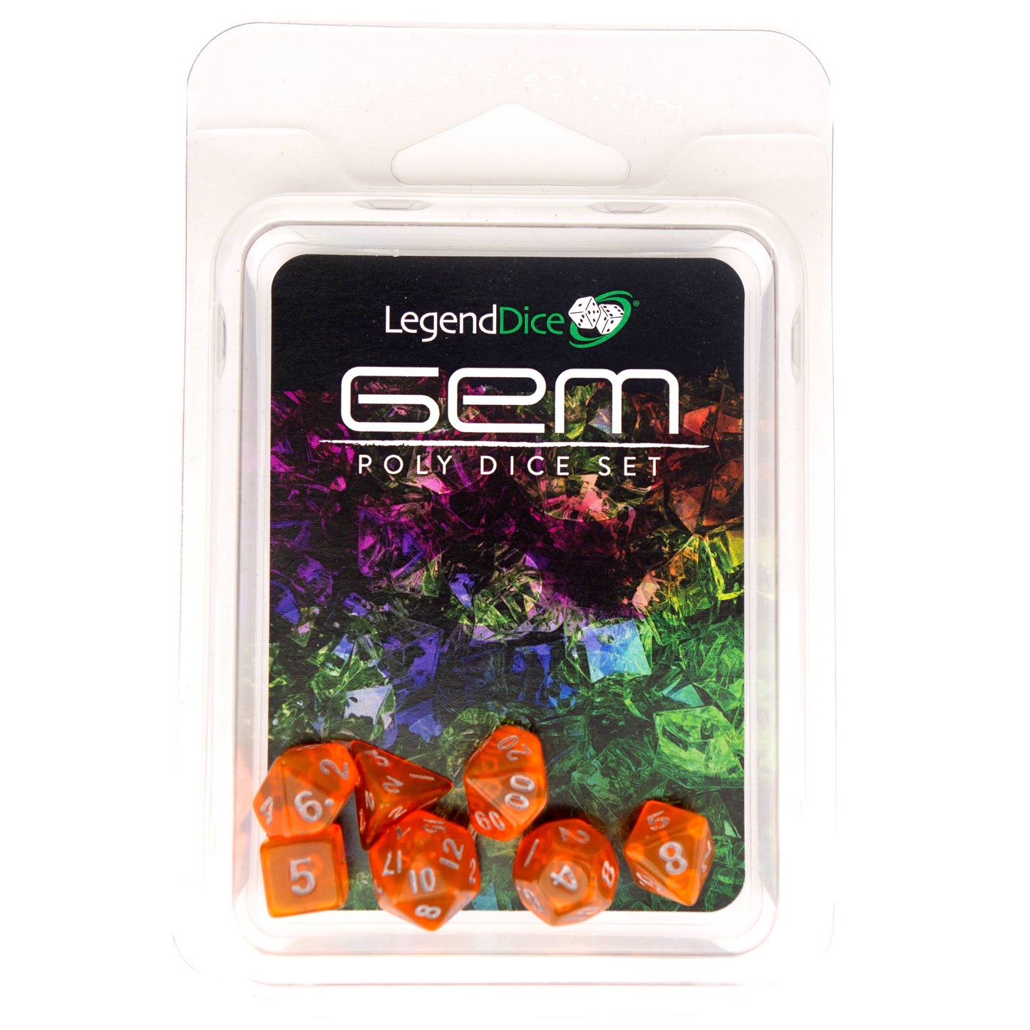 Clamshell Dice Pack - Mini Dice Set